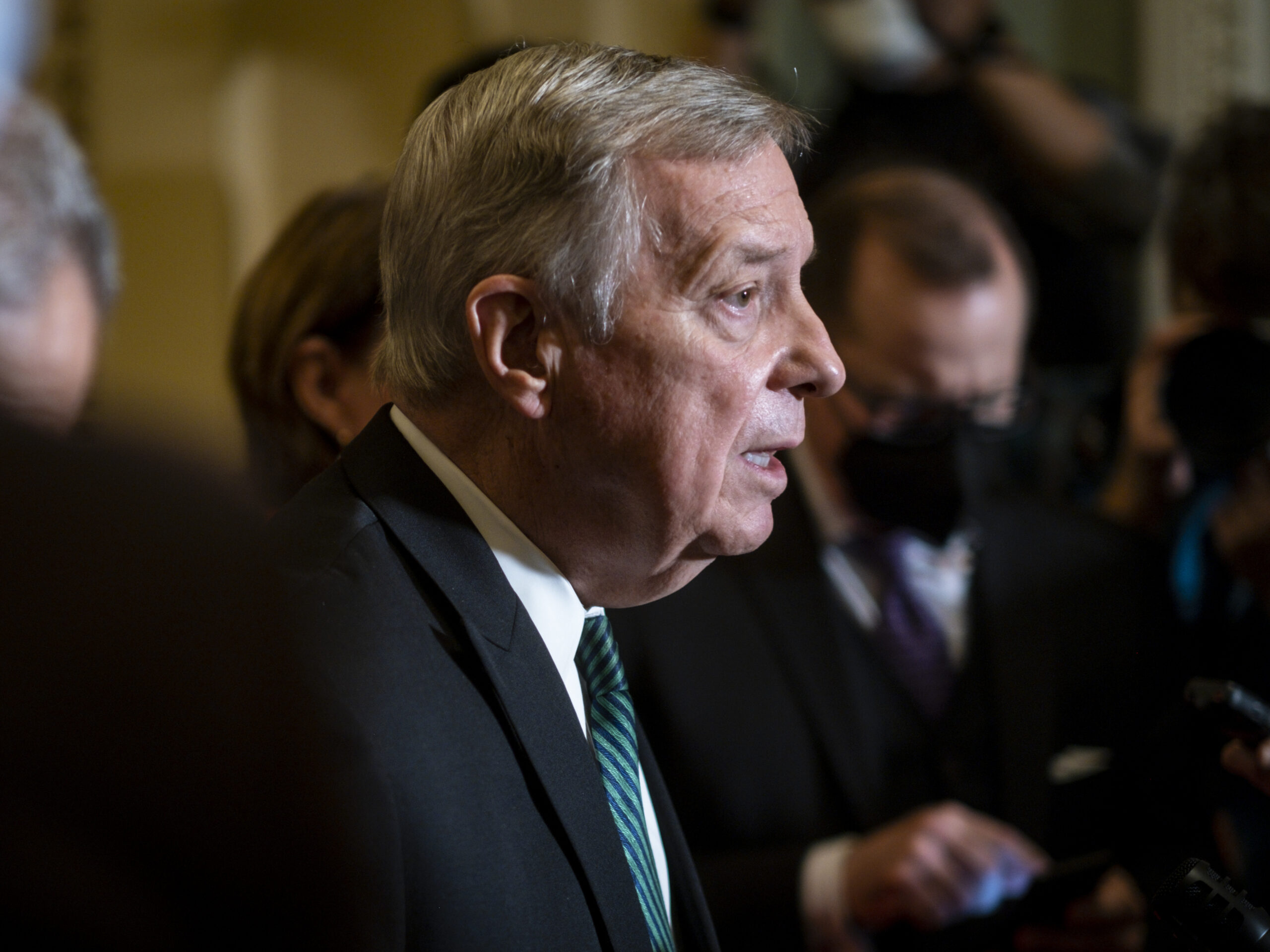 Illinois Sen. Dick Durbin expects the Senate to pass spending bill by the end of 2021 …