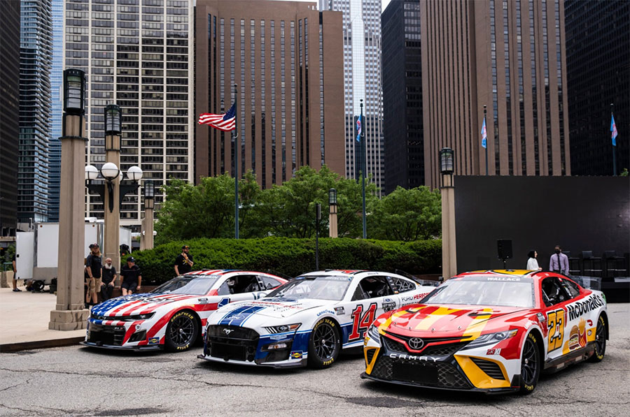 217 Today NASCAR race will shut down the streets of Chicago this